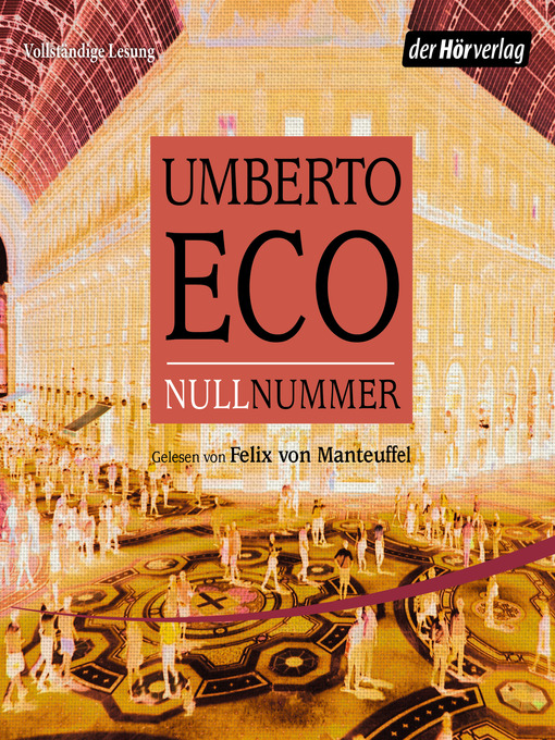 Title details for Nullnummer by Umberto Eco - Available
